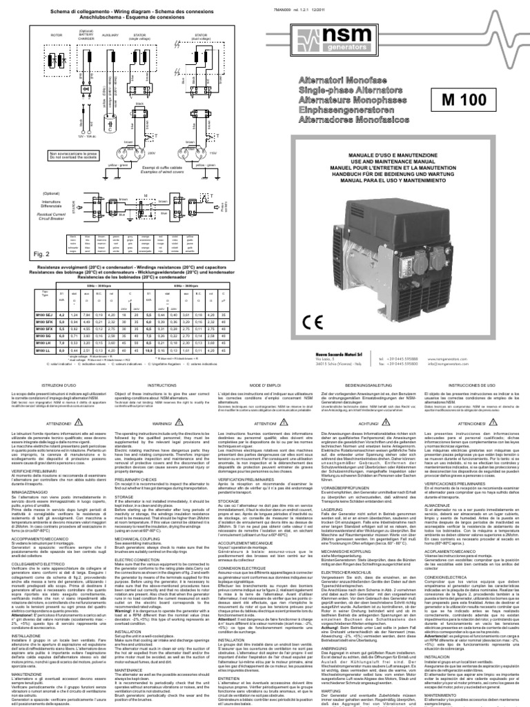 m100 Manual | Download Free PDF | Machines | Electrical Equipment