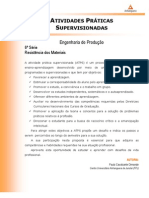 ATPS - 6 - Resistencia - Materiais