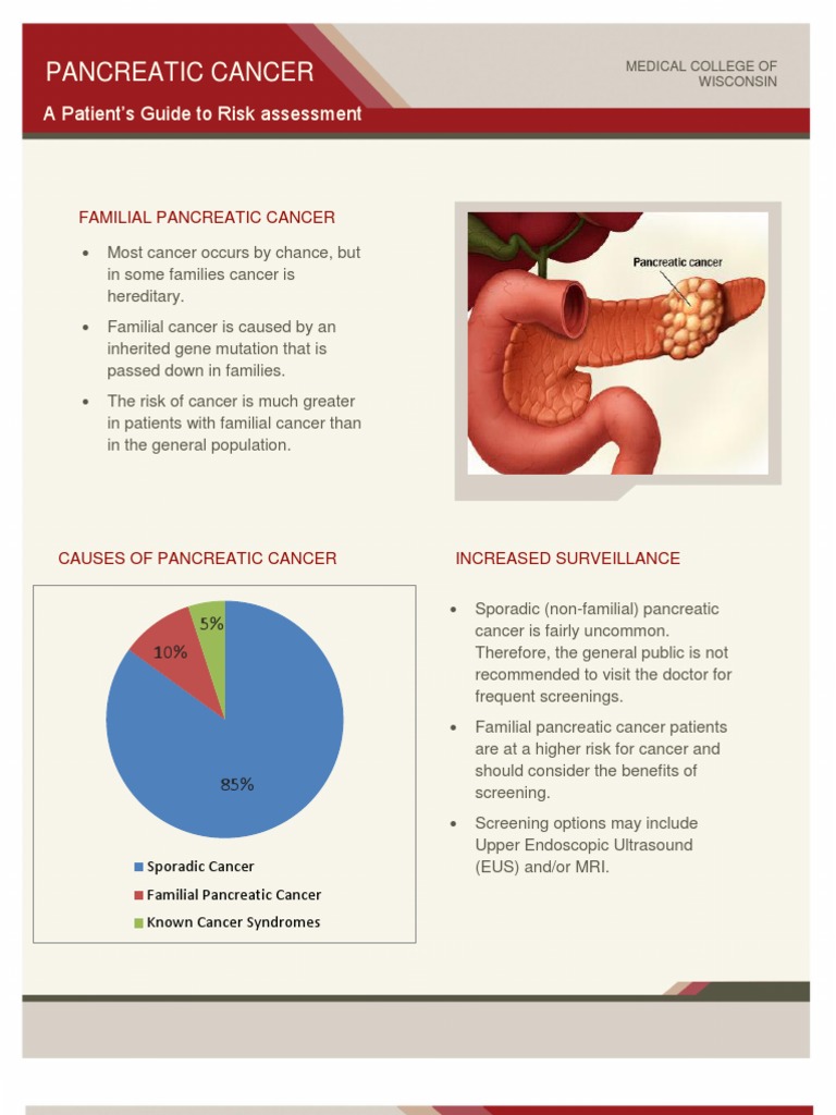 Pancreatic Cancer: A Patient's Guide To Risk Assessment | PDF