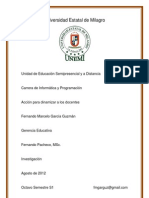 Acción para dinamizar a los docentes