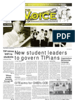New Student Leaders To Govern Tipians: Cite Aims For Ched'S Cod