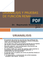 Urianalisis y Pruebas de Función Renal