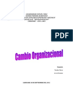 Cambio Organizacional