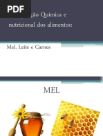 BROMATOLOGIA - LEITE,CARNES E MEL