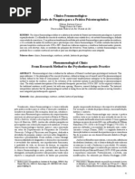 clínica fenomenológica