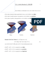 Tabela de Conicas