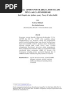 Download Jrai-syukriy-oportunisme Legislatif Dalam Penganggaran Daerah by Agam Fatchurrochman SN106324507 doc pdf