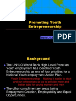 Promoting Youth Entrepreneurship: David J Lamotte