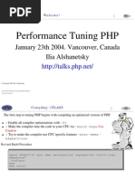 Download Performance Tuning PHP by anon-418480 SN10633 doc pdf