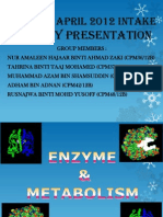 Biology presentation on enzymes