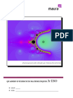 Quadern 3r ESO de Matemàtiques Per L'antoni Maura