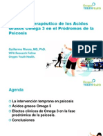 Potencial Terapéutico de Los Acidos Grasos Omega 3 en El Pródromos de La Psicosis