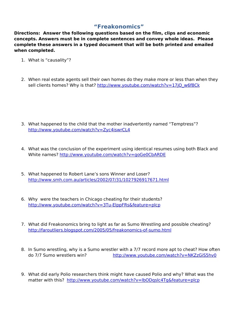 Freako No Mics Movie Supplement Cognition Psychology