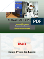 Manajemen Operasi - Chapter 3