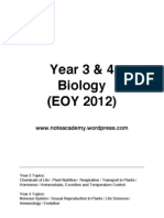 NotesAcademy - Year 3&4 Biology