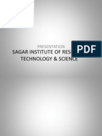 Sagar Institute of Research Technology & Science: Presentation
