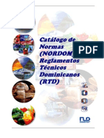 Catalogo de Normas y Reglamentos Tecnicos Dominicanos 2008