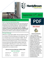 Newsletter - 9.17.12