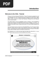 Introduction to DSP TMS320F2812