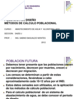 Metodos de Calculo de Poblacion