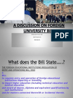 Foreign University Bill Final