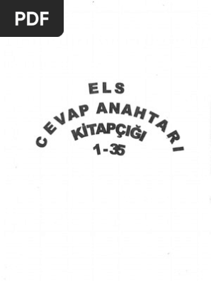 Els English Language Studies Answer Keys