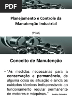 Planejamento e Controle da Manutenção. 1ª Edição