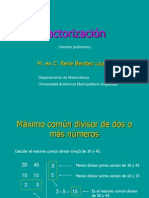 Factorizacion 1