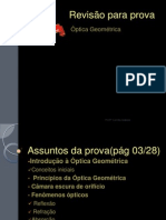 Revisão Optica aula total com resumo estendido