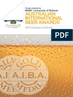 Australian International Beer Awards 2012 - RA 697 AIBA Catalogue Results WEB31.05.12