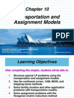 Transportation and Assignment Models: To Accompany