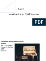 Introduction To GSM Systems: Chapter-1