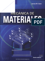 Mecánica de Materiales - 6ta Edición - James M. Gere