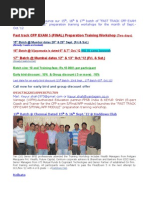 15th_16th and 17th Batch of Fast Track Cfp Exam 5-Final-Afp Training Workshop Mumbai_vijayawada_mumbai