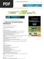 Artigo - CheckList de Manutenção Preventiva 2