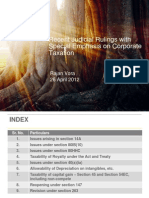 Recent Rulings in Income Tax Act