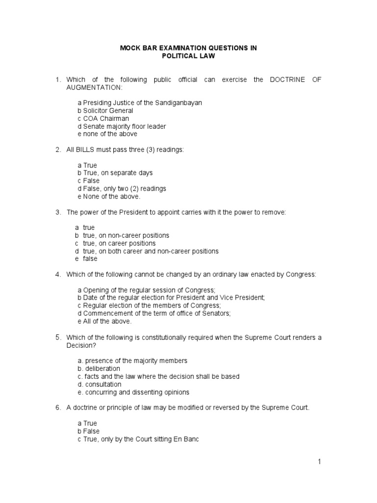Constitutional Law Review | PDF | Presidents Of The United States ...