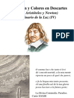 Luz, Visión y Colores en Descartes (entre Aristóteles y Newton). Seminario de la Luz IV