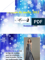 Vestidos de Noche 2012