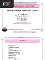 Bipolar Junction Transistor - Basics: Rochester Institute of Technology Microelectronic Engineering