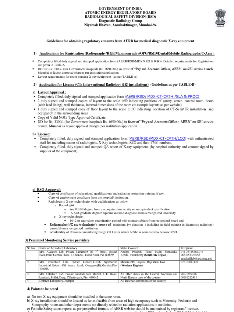 GOVERNMENT OF INDIA ATOMIC ENERGY REGULATORY BOARD ...