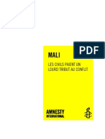 Le rapport d'Amnesty International sur le Mali