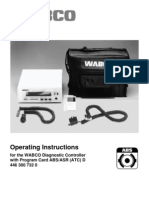 Operating Instructions: For The WABCO Diagnostic Controller With Program Card ABS/ASR (ATC) D 446 300 732 0