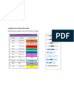 Calibres de Catéter Por Color