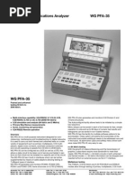 Digital Communications Analyzer WG PFA-35