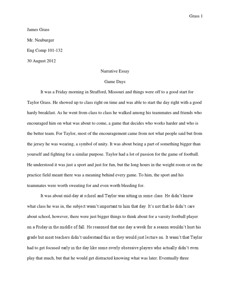 Personal Essay On Softball
