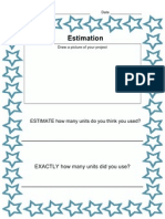 Estimating With Blocks/Cubes