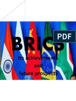 Brics: Its Achievements and Future Prospects