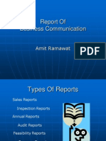 Report of Business Communication: Amit Ramawat