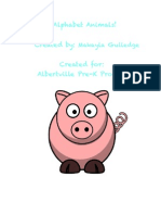 Alphabet Animals!: Created By: Created For: Albertville Pre-K Program
